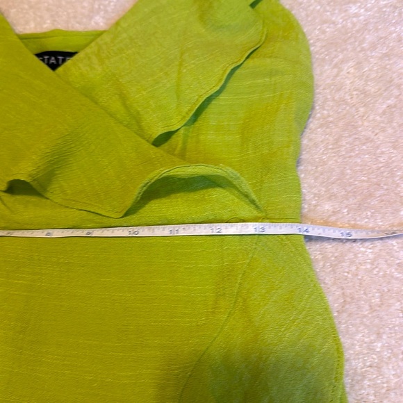 Lime Green Ruffle Romper by 1.State NWOT - Picture 5 of 7